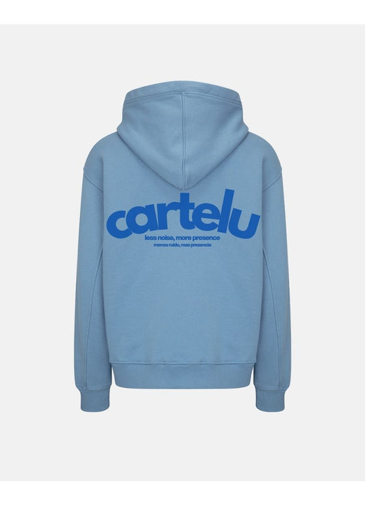 Sudadera Zip Hoodie 600 GSM “Cartelu” UNISEX