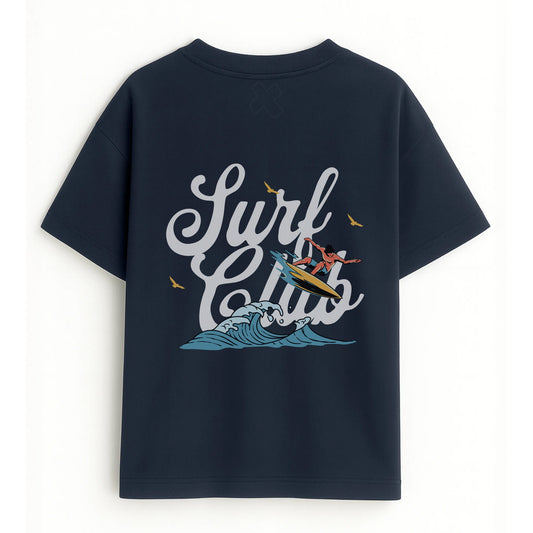 Camiseta Oversize Cropped Surf Club