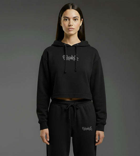 Sudadera Crop Urban Black