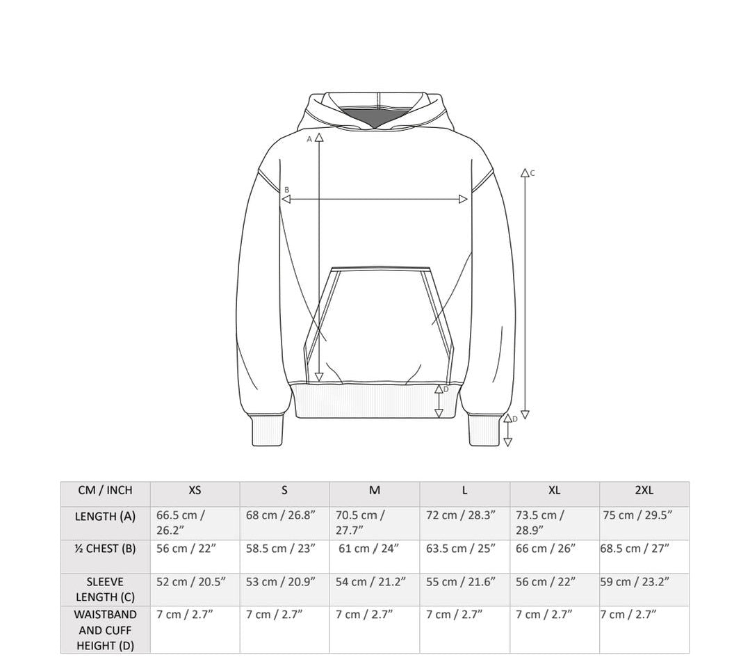 Valentine 269 A.D. — Sacred Sacrifice Oversize Hoodie UNISEX