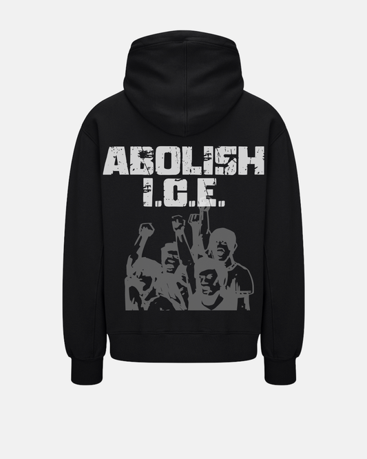 Sudadera Oversize “ABOLISH I.C.E.” – Streetwear Rebelde Unisex