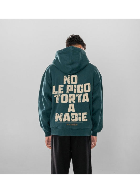 Sudadera Zip Hoodie 600 GSM “No le pico torta a nadie”