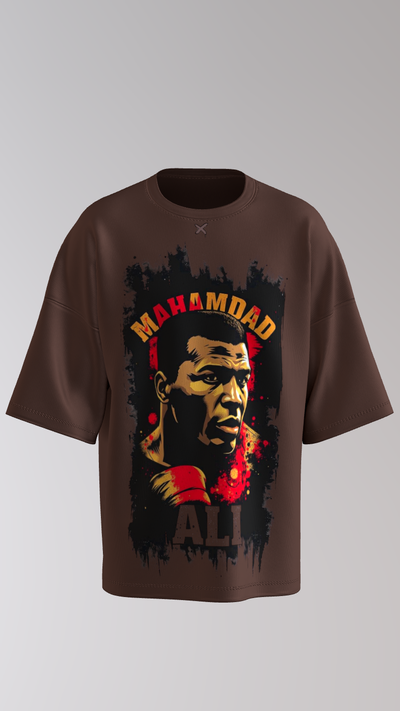 CAMISETA OVERSIZE 'MARRÓN' DE 300 GSM