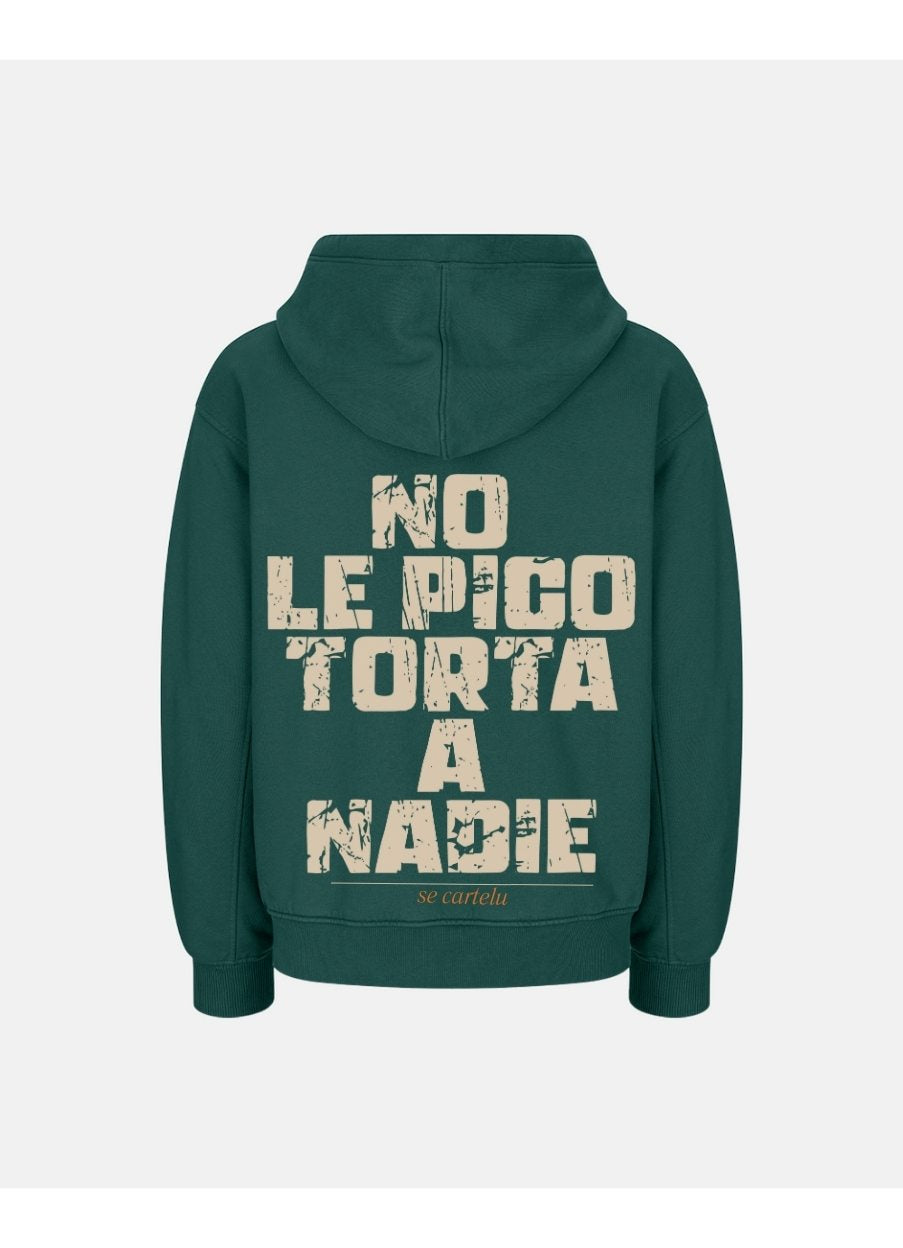 Sudadera Zip Hoodie 600 GSM “No le pico torta a nadie”
