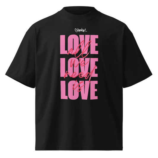 CAMISETA OVERSIZE love UNISEX
