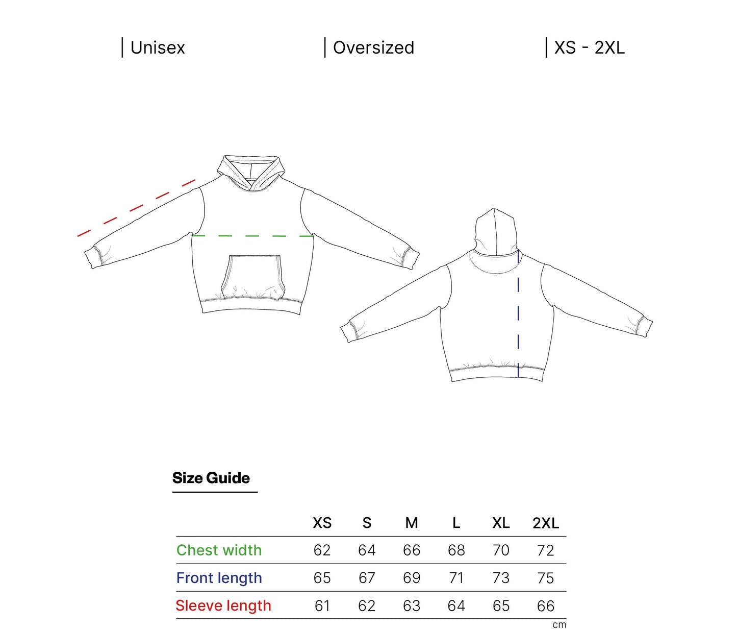 Sudadera Oversize Unisex Cartelu