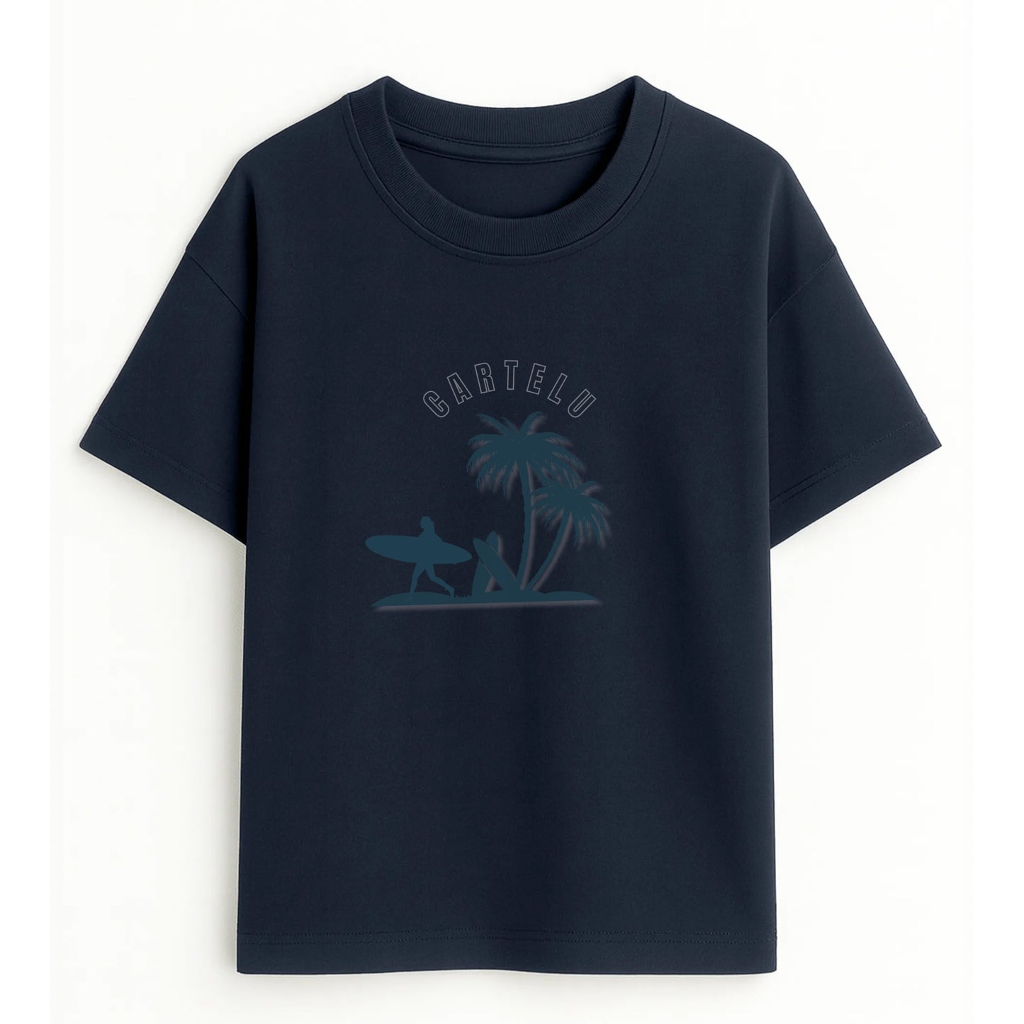 Camiseta Oversize Cropped Surf Club