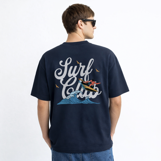 Camiseta Oversize Cropped Surf Club