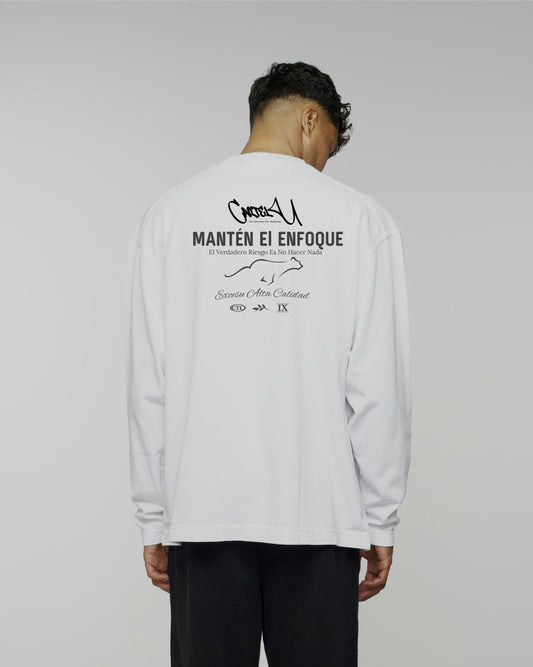 Jersey Oversize Cartelu Blanco 300 GSM