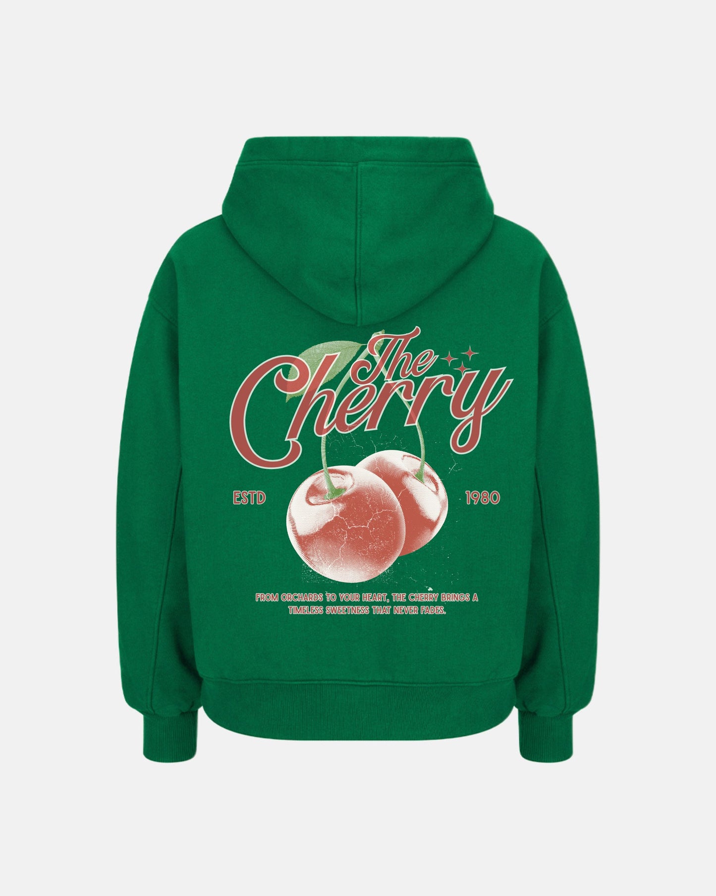 Sudadera unisex Oversize Verde 550 GSM “Abundant Green” – Algodón Premium