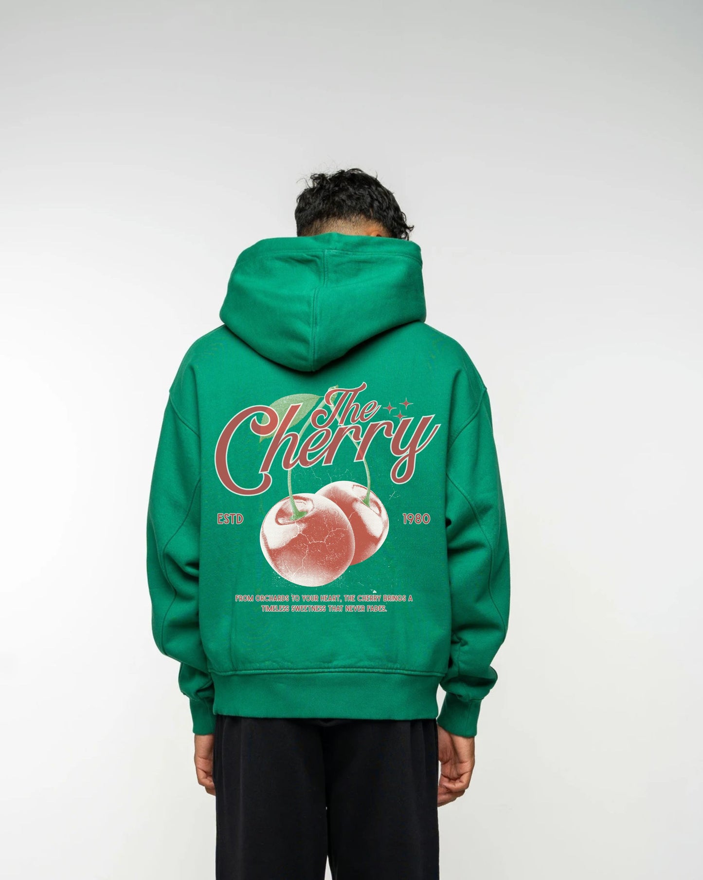 Sudadera unisex Oversize Verde 550 GSM “Abundant Green” – Algodón Premium