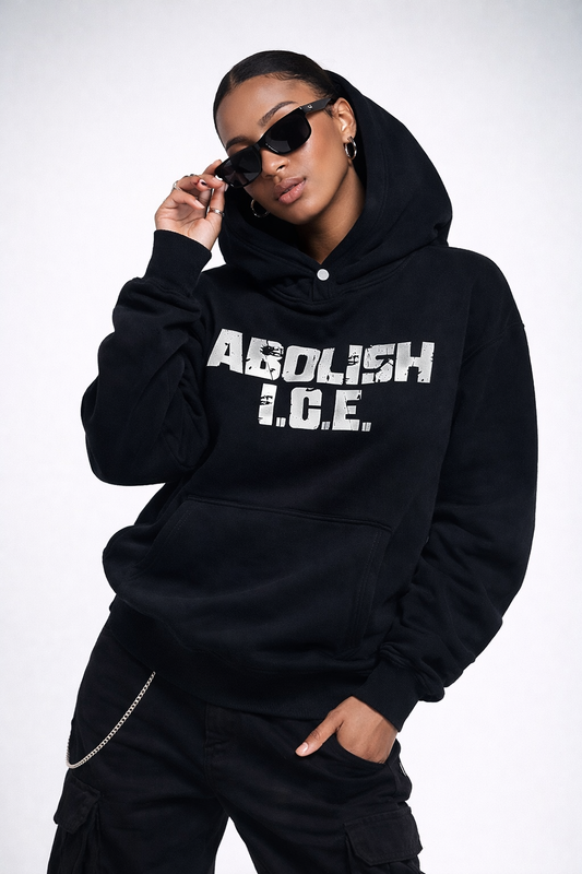Sudadera Oversize “ABOLISH I.C.E.” – Streetwear Rebelde Unisex