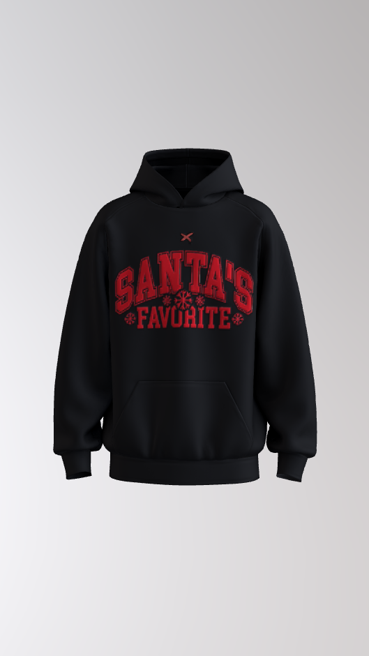 Sudadera con capucha overzise estilo streetwear navidad 330GSM