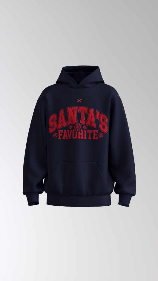 Sudadera con capucha overzise estilo streetwear navidad 330GSM