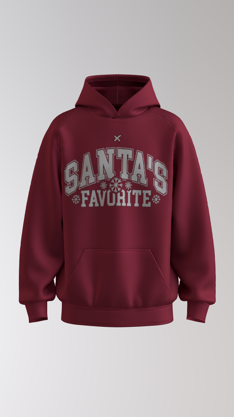 Sudadera con capucha overzise estilo streetwear navidad 330GSM