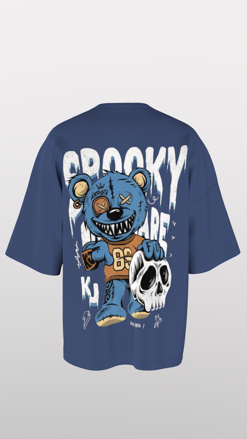 CAMISETA OVERSIZE 'BLUE FADE OUT' DE 300 GSM