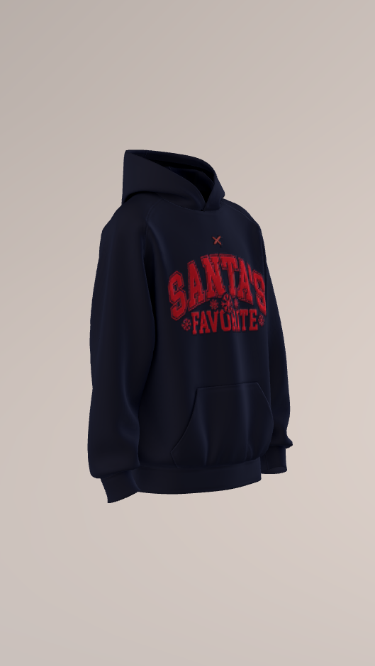 Sudadera con capucha overzise estilo streetwear navidad 330GSM
