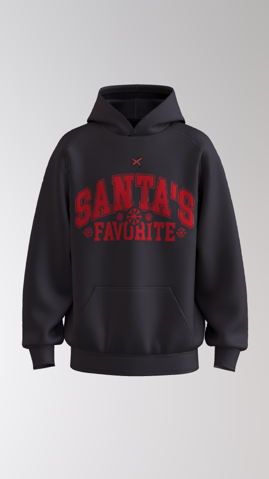 Sudadera con capucha overzise estilo streetwear navidad 330GSM