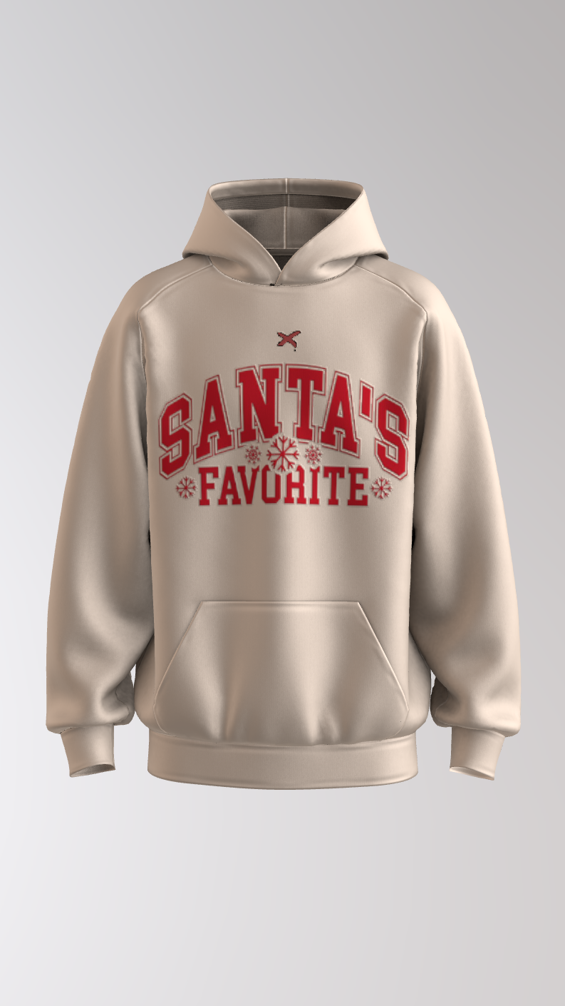 Sudadera con capucha overzise estilo streetwear navidad 330GSM