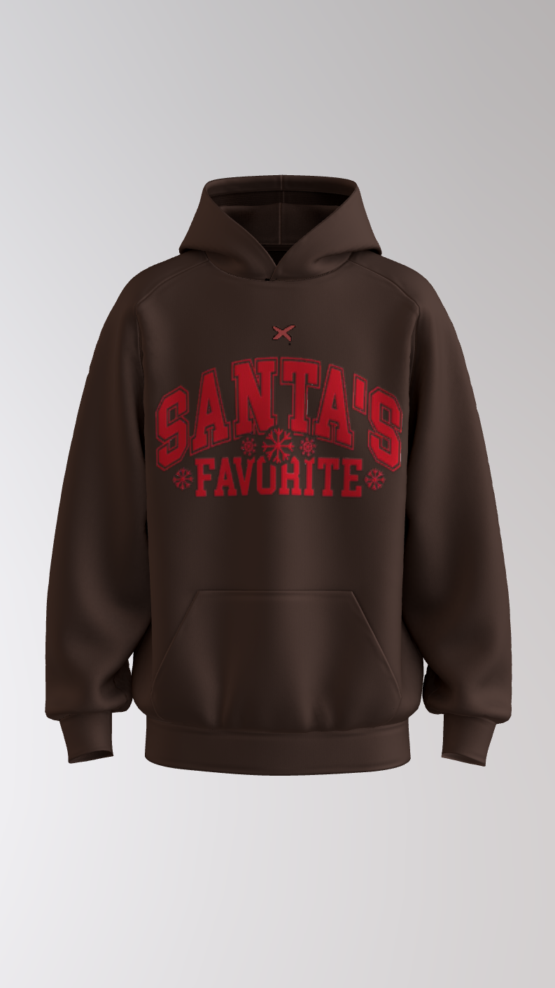 Sudadera con capucha overzise estilo streetwear navidad 330GSM