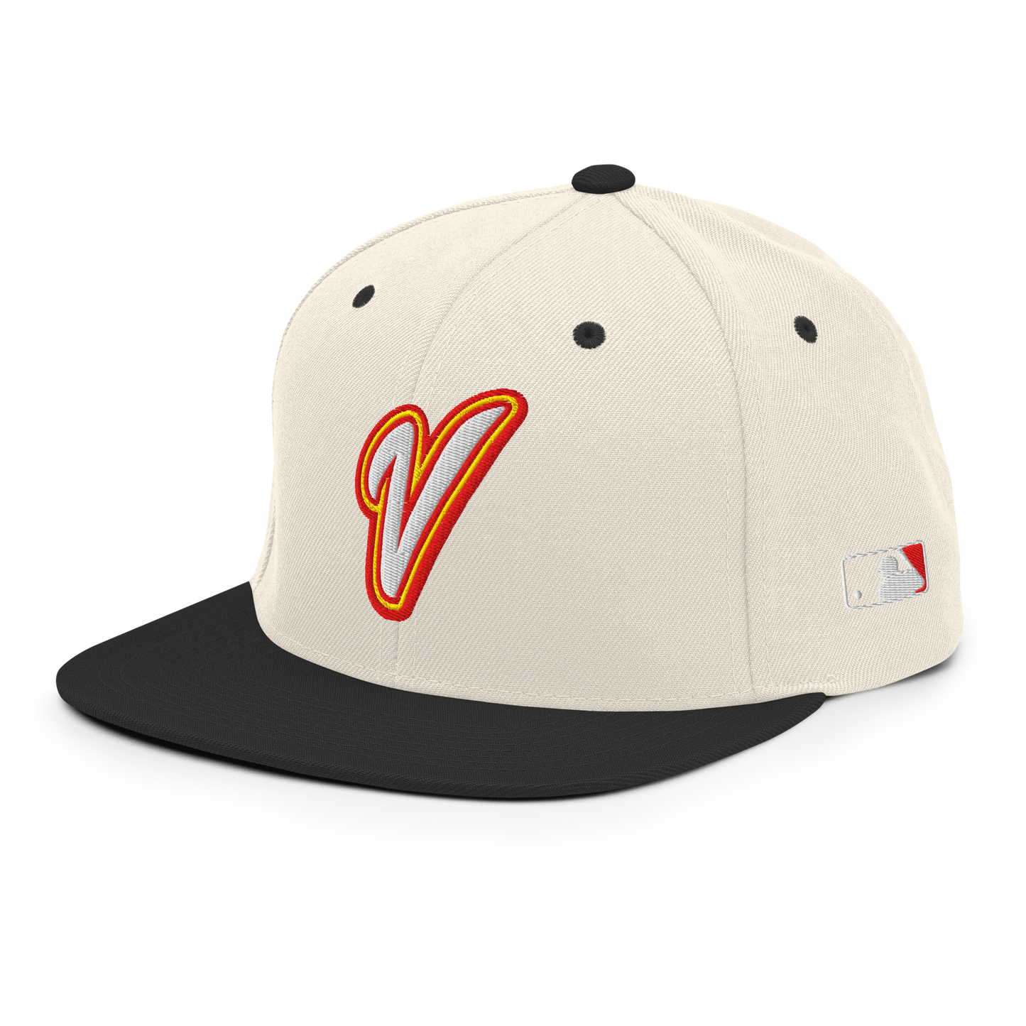 Gorra de Béisbol Venezolana Azul con Logo V y Bandera de Venezuela