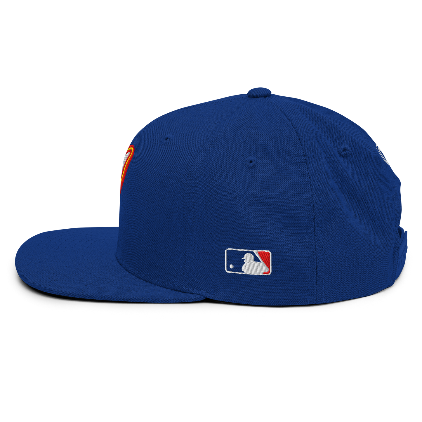 Gorra de Béisbol Venezolana Azul con Logo V y Bandera de Venezuela