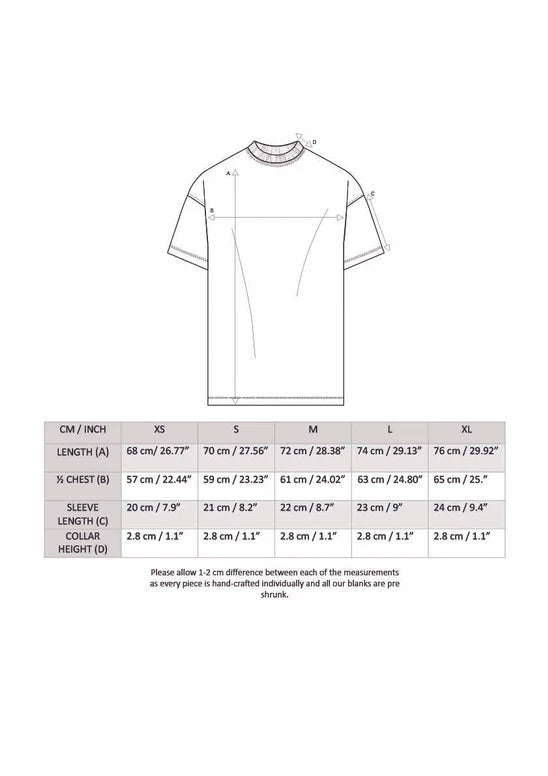 CAMISETA OVERSIZE 'VERDE' DE 300 GSM